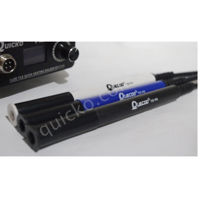 Паяльная станция Quicko T12 - 942 HAKKO T12  Ручка 9501 Двухцветный OLED дисплей.