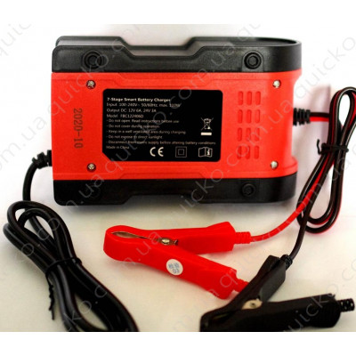 Автоматическое зарядное устройство FOXSUR 12V 6A/24V 3A для зарядки, восстановления, и десульфатации ВСЕХ типов автомобильных аккумуляторов включая ЛИТИЕВЫЕ