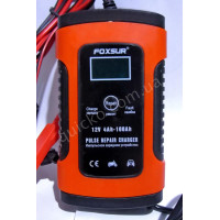 Автоматическое зарядное устройство FOXSUR 12V 5-6A  для зарядки, восстановления, и десульфатации автомобильных аккумуляторов