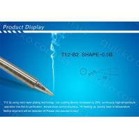 Жало QUICKO типа HAKKO T12 - B2 Жало QUICKO типа HAKKO T12 - B2