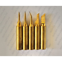 Жала для паяльника типа HAKKO 900М КАЧЕСТВЕННЫЕ МЕДНЫЕ (комплект 5 пять штук) 