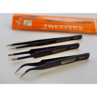 Комплект 3 ТРИ Пинцета радиотехнических DeBaiLong ESD-11; ESD-13; ESD-15 Комплект 3 ТРИ Пинцета радиотехнических DeBaiLong ESD-11; ESD-13; ESD-15