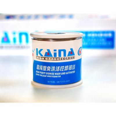 Припой с флюсом KAINA (синяя) 0.8 мм 450 грамм 63-37