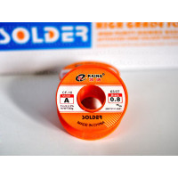 Припой с флюсом KAINA (Оранжевая) 0.8 мм 50 грамм 63-37