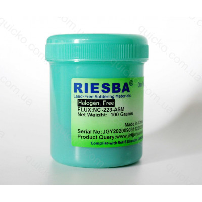 Флюс-гель RIESBA NC-223-ASM Нейтральний 100 грам