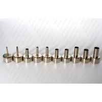 Комплект 10 десять насадок сопла для термофену паяльної станції 