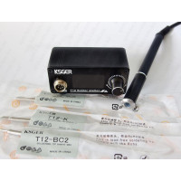 Паяльна станція KSGER STM32 T12 2.1S Ручка Метал з системою швидкої заміни жала Міні