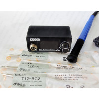 Паяльна станція KSGER STM32 T12 3.1S Ручка 9501 з системою швидкої заміни жала Міні Паяльна станція KSGER STM32 T12 3.1S Ручка 9501 з системою швидкої заміни жала Міні
