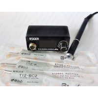 Паяльна станція KSGER STM32 T12 3.1S Ручка Метал з системою швидкої заміни жала Міні Паяльна станція KSGER STM32 T12 3.1S Ручка Метал з системою швидкої заміни жала Міні