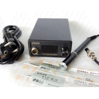 Паяльна станція KSGER STM32 T12 2.1S Ручка МЕТАЛ з системою швидкої заміни жала CK