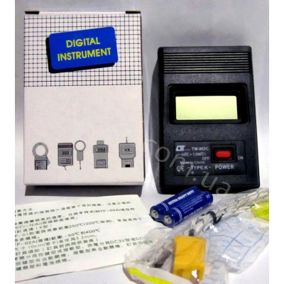 Цифровой термометр TM-902C с термопарой К-типа